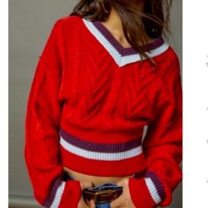 Urban Outfitters, BDG, Clarice cable knit sweater, NWT